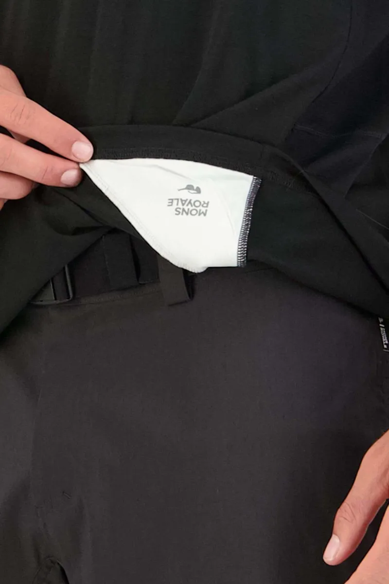 Mons Royale Tarn Merino Shift T-shirt Black-3